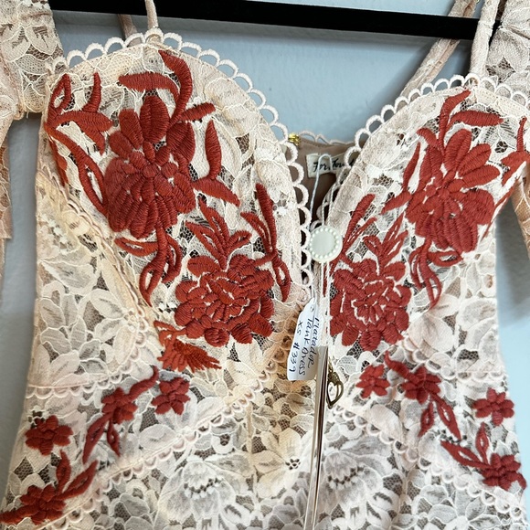 NWT For Love And Lemons “Matador Tank Dress” Melon - XS - Picture 7 of 9